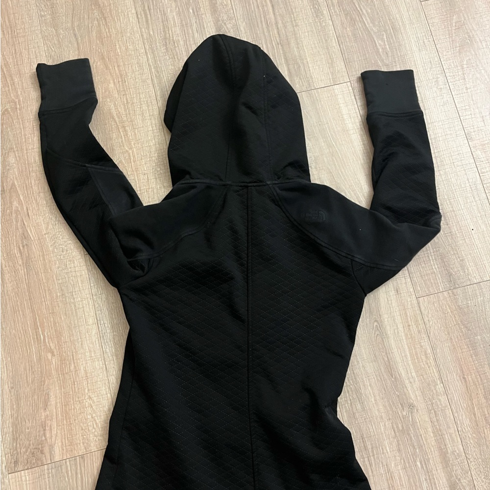 North Face Quilted Hooded Jacket Womens - Picture 4 of 5